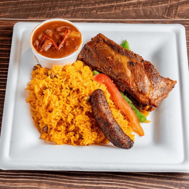 Pork Ribs Plate.