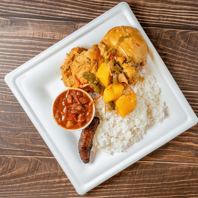 Chicken Stew Plate.
