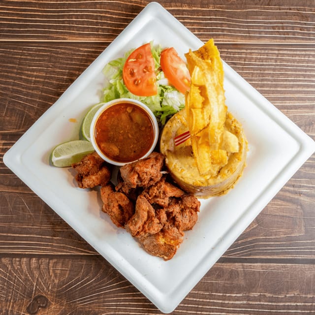 Chicharron De Pollo Mofongo.