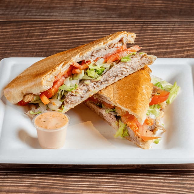 Roast Pork / Pernil Sandwich.