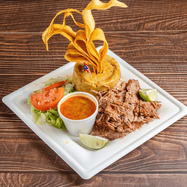 Roast Pork (Pernil) Mofongo.