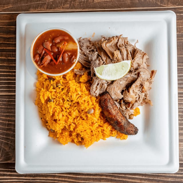 Roast Pork Plate (Pernil).