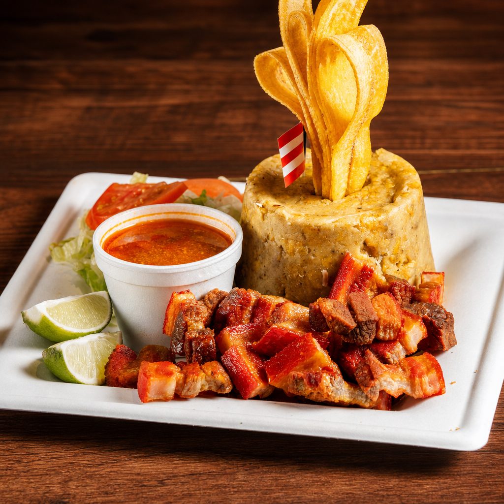 Chicharron (Pork Belly) Mofongo.