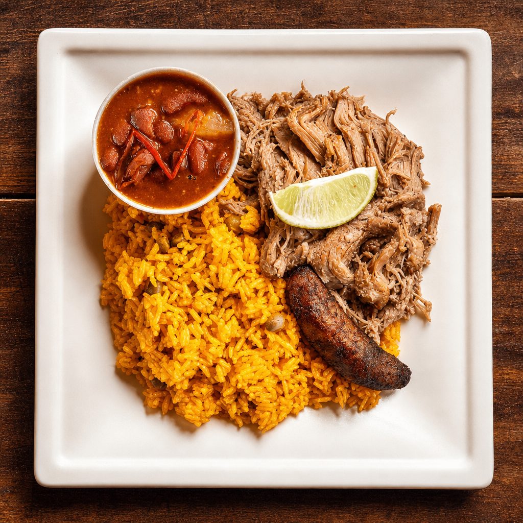 Roast Pork Plate (Pernil).