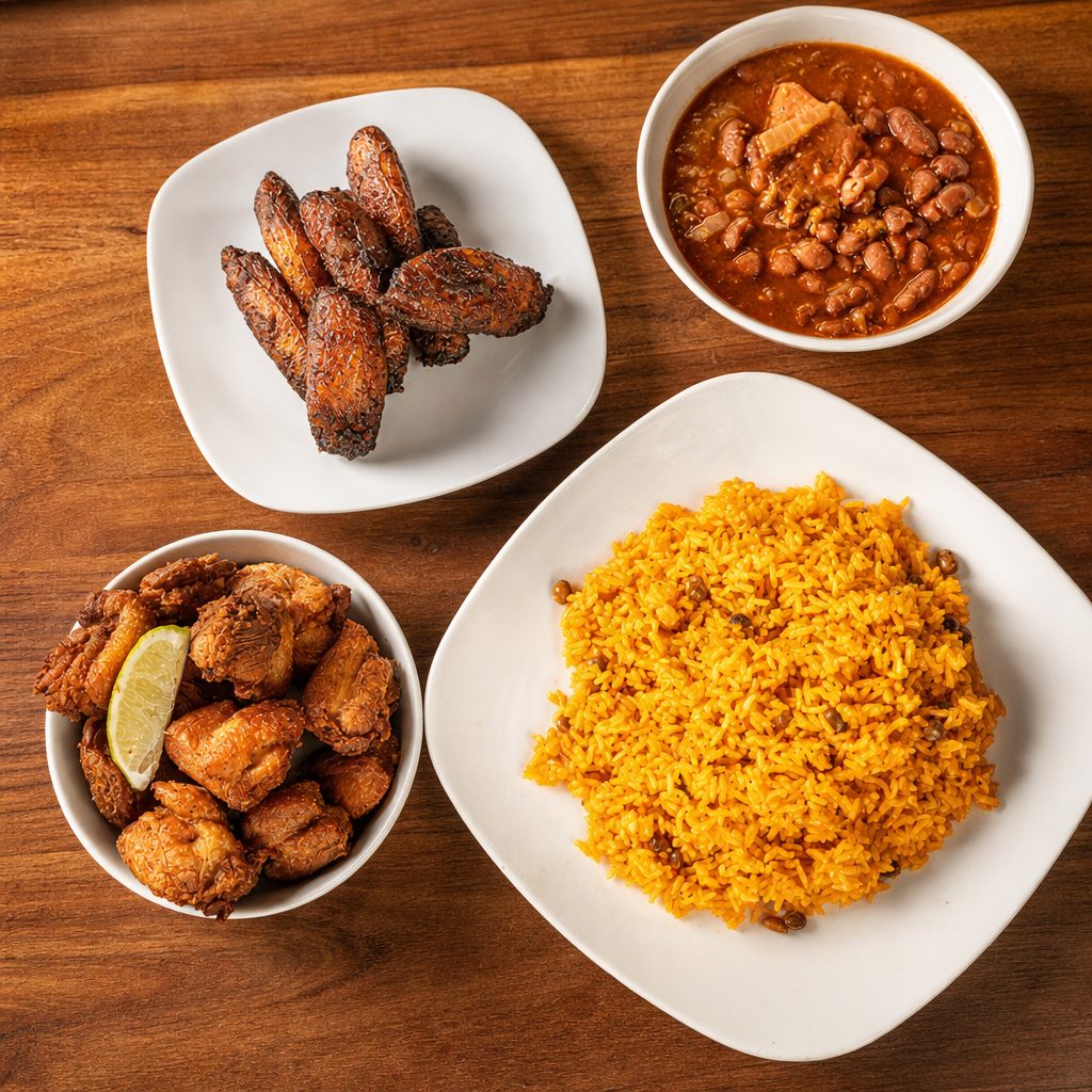 Chicharrón De Pollo Family Combo.