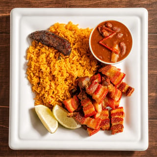 Chicharron De Cerdo Plate (Fried Pork Belly)