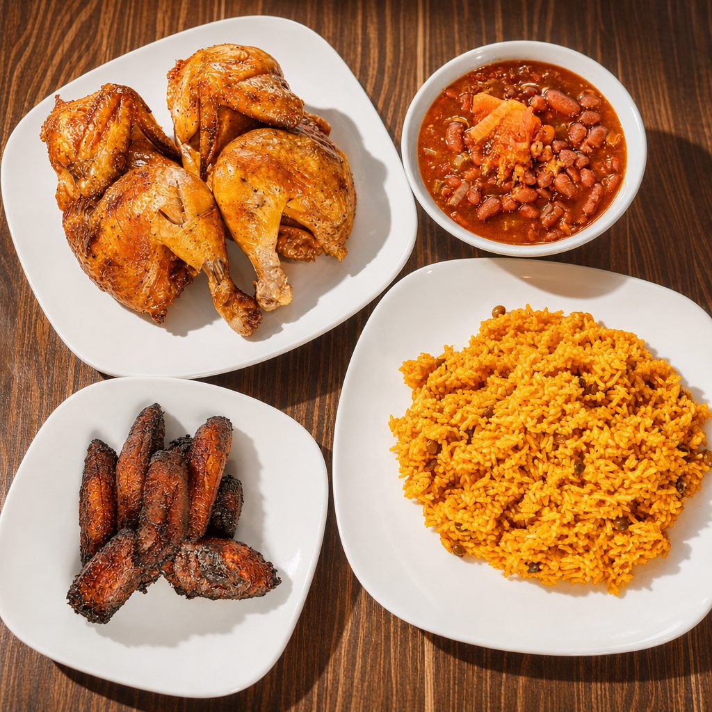 Rotisserie Chicken Family Combo.