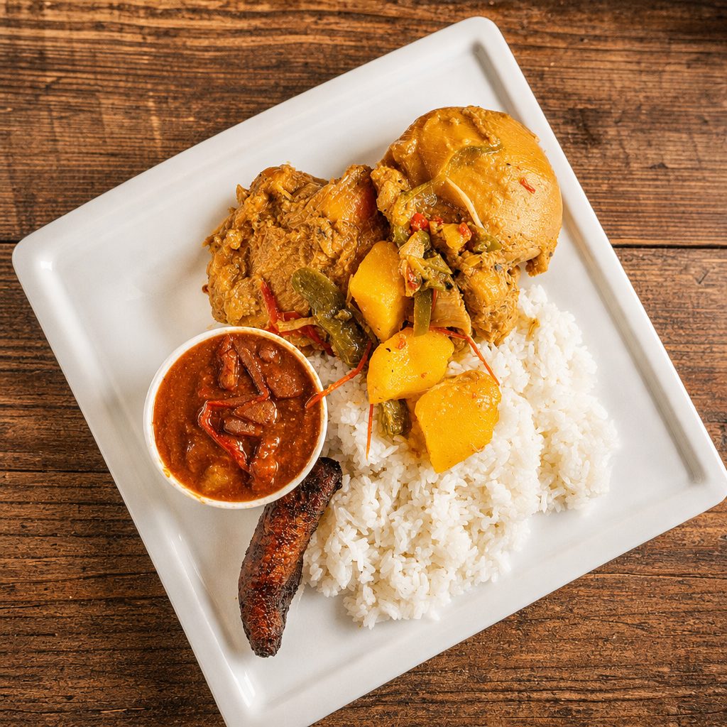 Chicken Stew Plate.