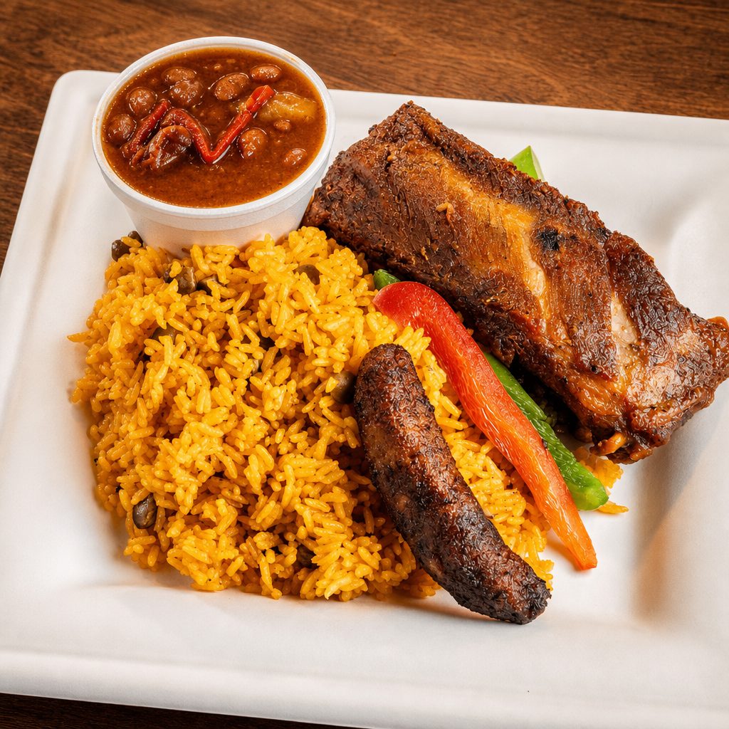 Pork Ribs Plate.