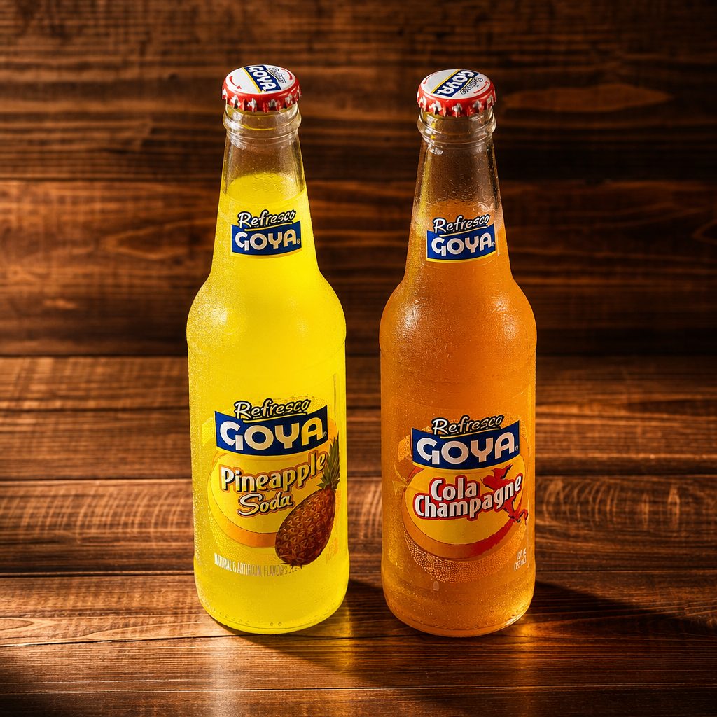 Goya Fruit Sodas.