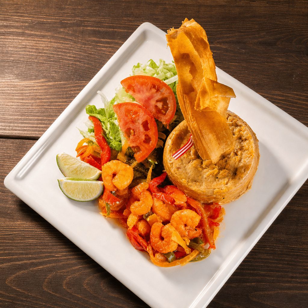 Shrimp Mofongo.